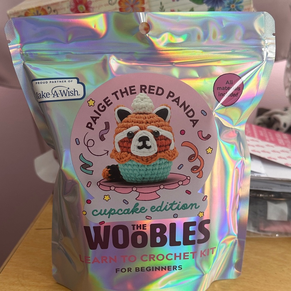 Woobles  Crochet Kit - Paige Red Panda SOLD OUT online